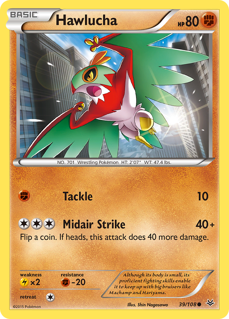 Hawlucha (39/108) [XY: Roaring Skies] | Exor Games Truro