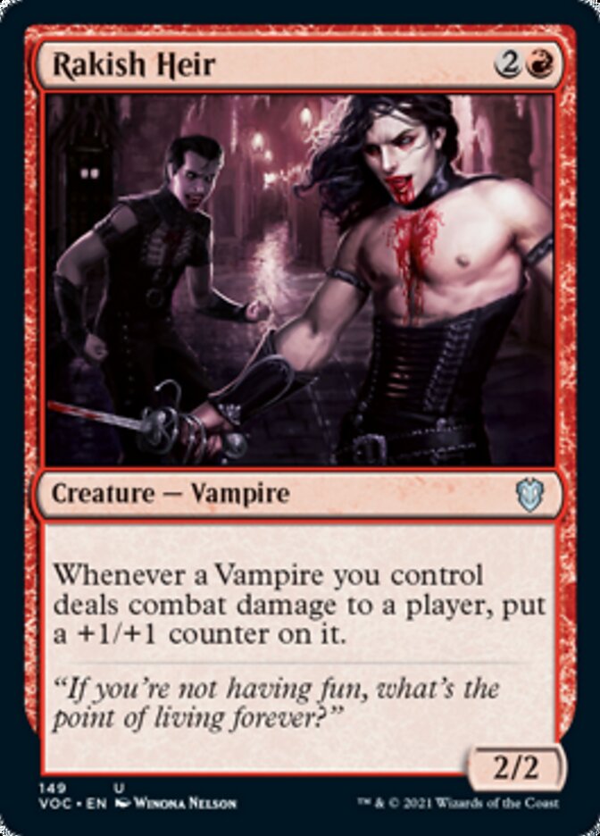 Rakish Heir [Innistrad: Crimson Vow Commander] | Exor Games Truro