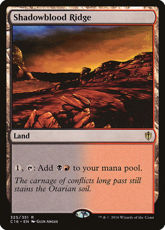 Shadowblood Ridge [Commander 2016] | Exor Games Truro