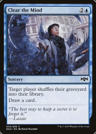 Clear the Mind [Ravnica Allegiance] | Exor Games Truro