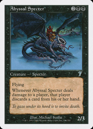 Abyssal Specter [Seventh Edition] | Exor Games Truro