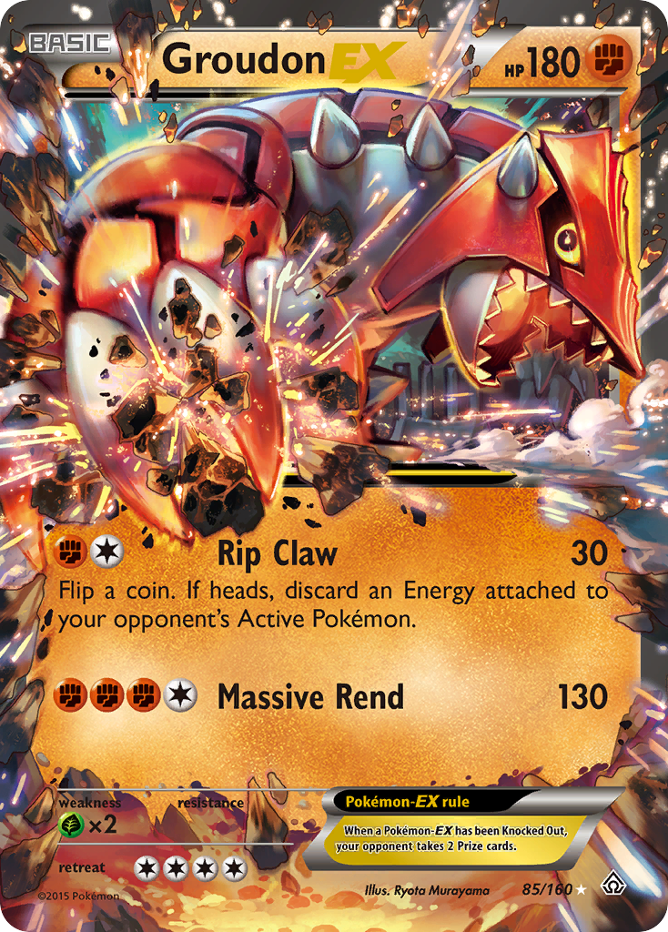 Groudon EX (85/160) [XY: Primal Clash] | Exor Games Truro