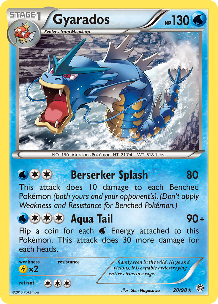 Gyarados (20/98) [XY: Ancient Origins] | Exor Games Truro