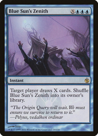 Blue Sun's Zenith [Mirrodin Besieged] | Exor Games Truro