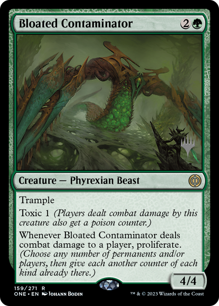 Bloated Contaminator (Promo Pack) [Phyrexia: All Will Be One Promos] | Exor Games Truro