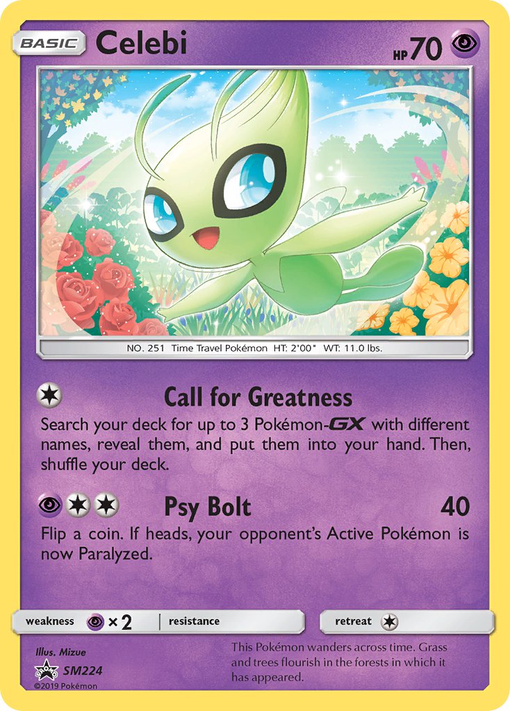 Celebi (SM224) [Sun & Moon: Black Star Promos] | Exor Games Truro