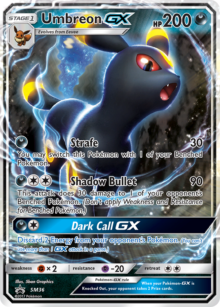 Umbreon GX (SM36) [Sun & Moon: Black Star Promos] | Exor Games Truro