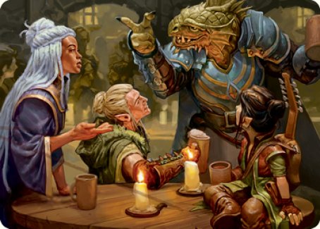 You Meet in a Tavern Art Card [Dungeons & Dragons: Adventures in the Forgotten Realms Art Series] | Exor Games Truro