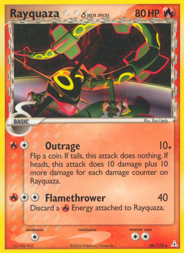 Rayquaza (26/110) (Delta Species) [EX: Holon Phantoms] | Exor Games Truro