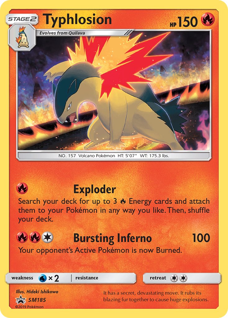 Typhlosion (SM185) [Sun & Moon: Black Star Promos] | Exor Games Truro