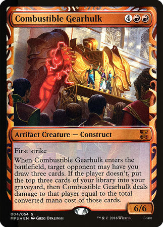 Combustible Gearhulk [Kaladesh Inventions] | Exor Games Truro