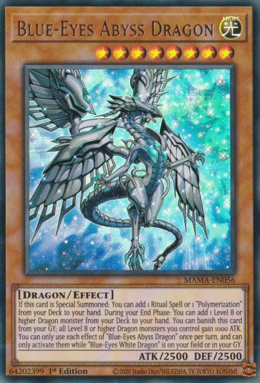 Blue-Eyes Abyss Dragon [MAMA-EN056] Ultra Rare | Exor Games Truro