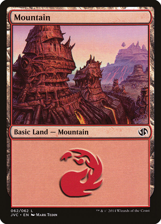 Mountain (62) [Duel Decks Anthology] | Exor Games Truro