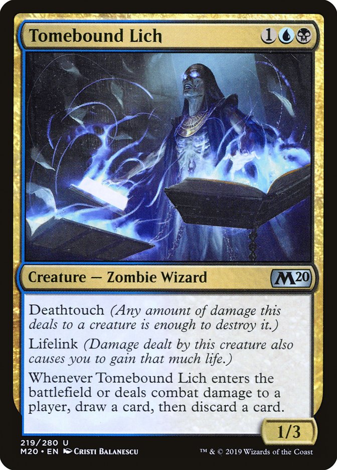 Tomebound Lich [Core Set 2020] | Exor Games Truro