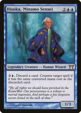 Hisoka, Minamo Sensei [Champions of Kamigawa] | Exor Games Truro