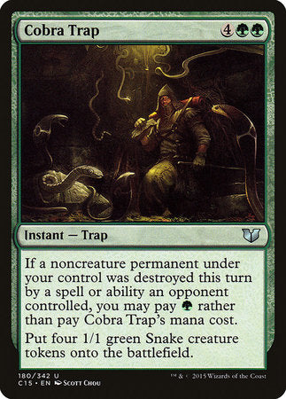 Cobra Trap [Commander 2015] | Exor Games Truro