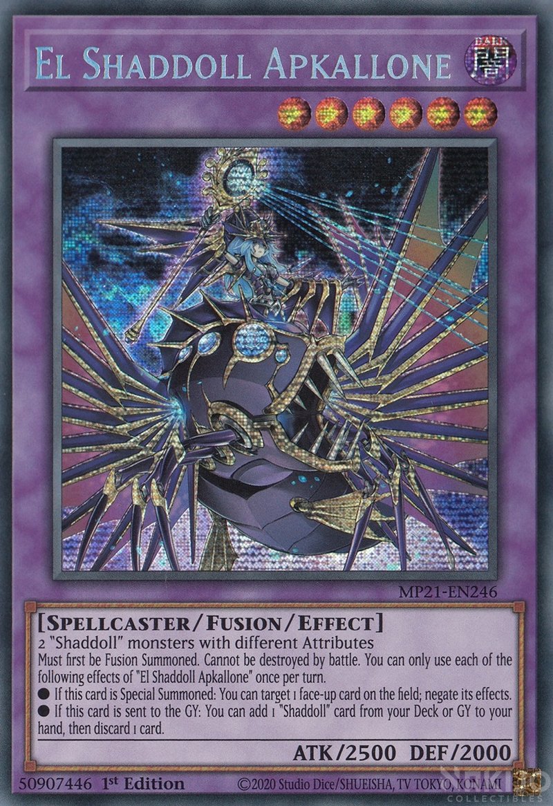 El Shaddoll Apkallone [MP21-EN246] Prismatic Secret Rare | Exor Games Truro