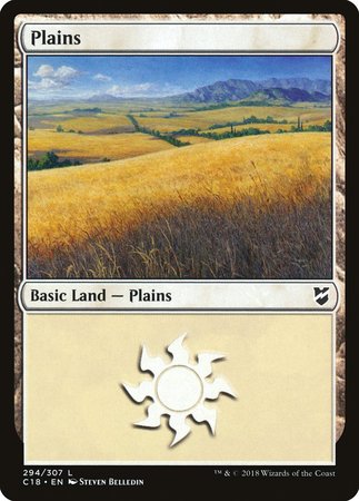 Plains (294) [Commander 2018] | Exor Games Truro