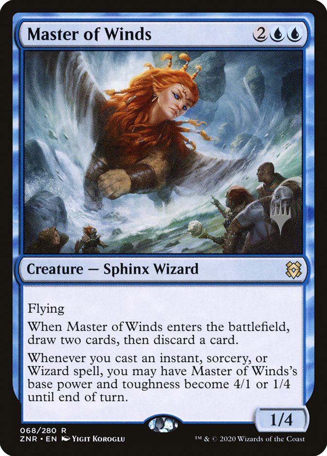 Master of Winds (Promo Pack) [Zendikar Rising Promos] | Exor Games Truro