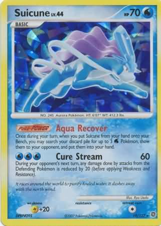 Suicune (19/132) (Cracked Ice Holo) [Diamond & Pearl: Secret Wonders] | Exor Games Truro