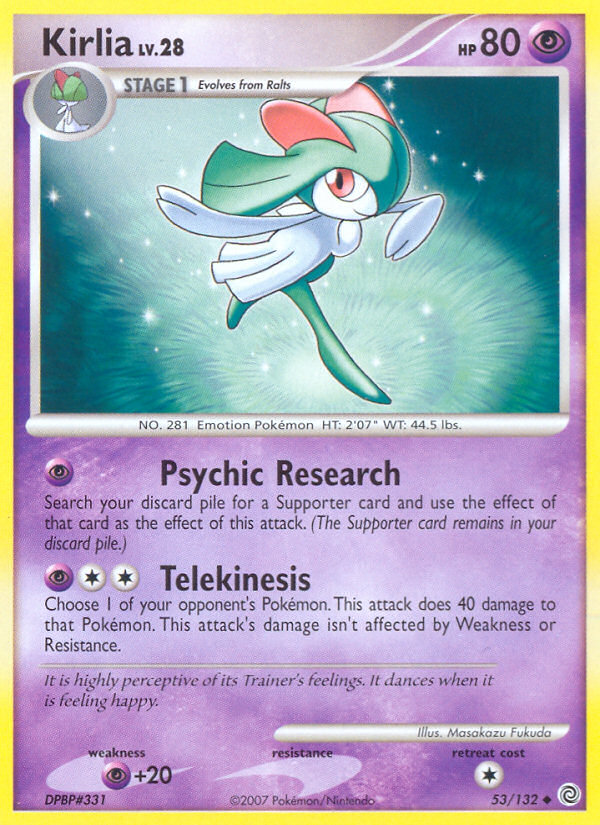 Kirlia (53/132) [Diamond & Pearl: Secret Wonders] | Exor Games Truro