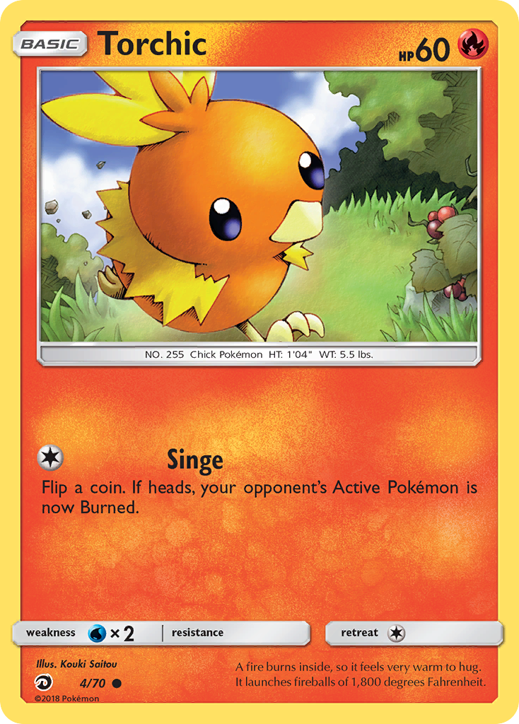 Torchic (4/70) [Sun & Moon: Dragon Majesty] | Exor Games Truro