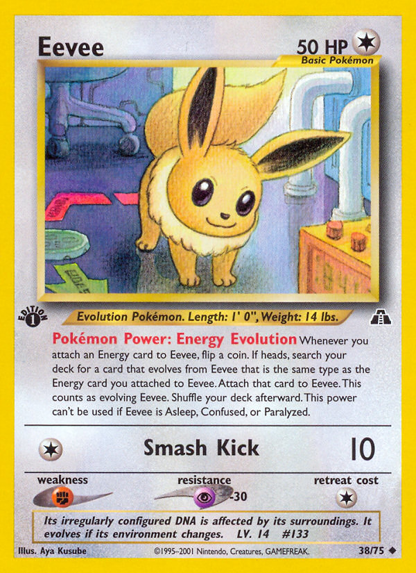 Eevee (38/75) [Neo Discovery 1st Edition] | Exor Games Truro