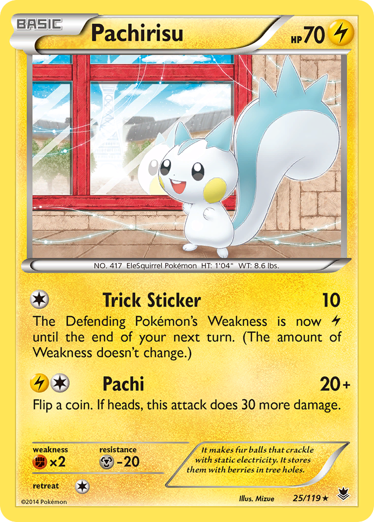 Pachirisu (25/119) [XY: Phantom Forces] | Exor Games Truro