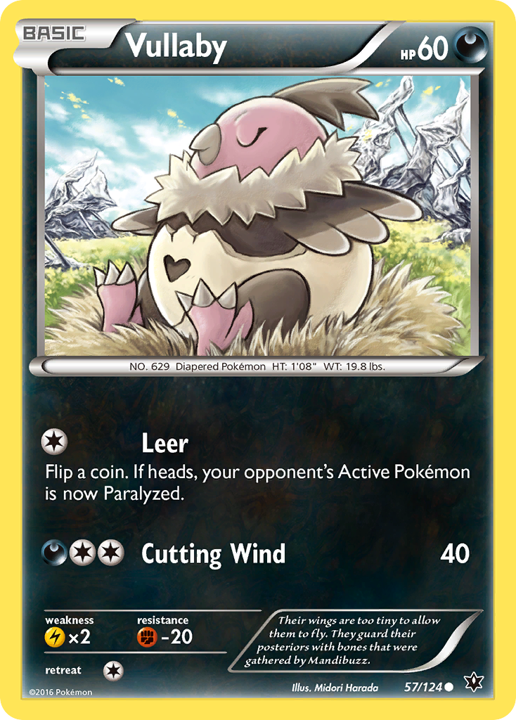 Vullaby (57/124) [XY: Fates Collide] | Exor Games Truro