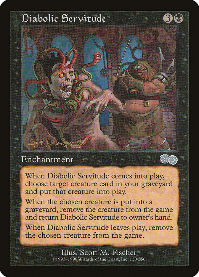 Diabolic Servitude [Urza's Saga] | Exor Games Truro
