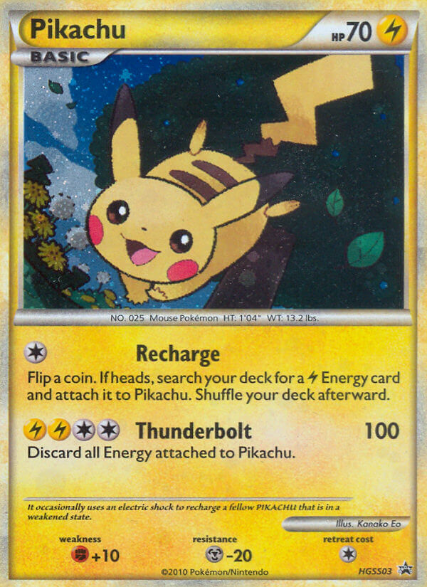 Pikachu (HGSS03) [HeartGold & SoulSilver: Black Star Promos] | Exor Games Truro