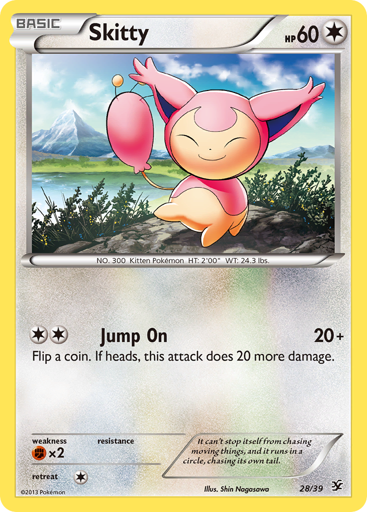 Skitty (28/39) [XY: Kalos Starter Set] | Exor Games Truro