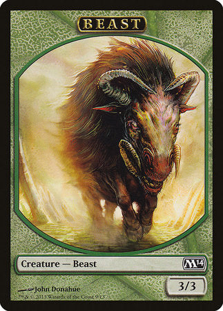 Beast Token [Magic 2014 Tokens] | Exor Games Truro