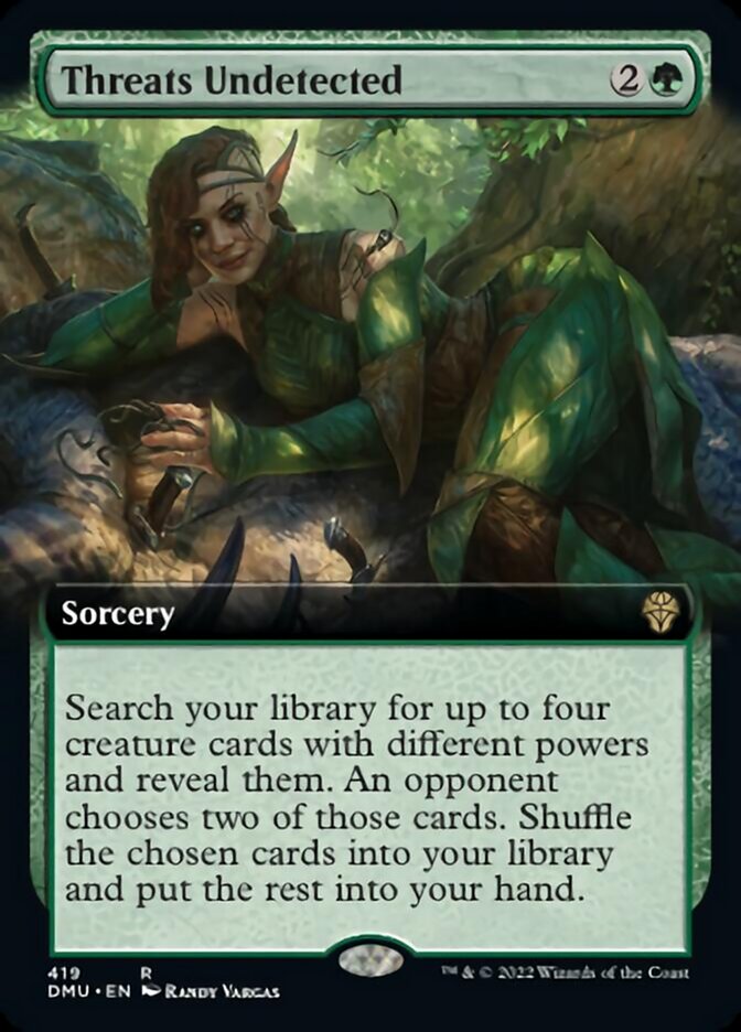 Threats Undetected (Extended Art) [Dominaria United] | Exor Games Truro