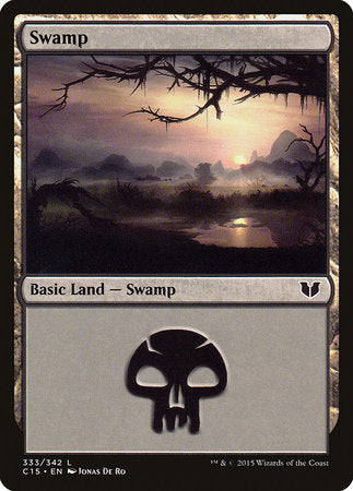 Swamp (333) [Commander 2015] | Exor Games Truro