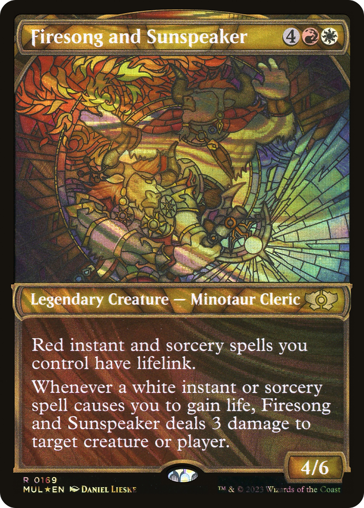 Firesong and Sunspeaker (Halo Foil) [Multiverse Legends] | Exor Games Truro