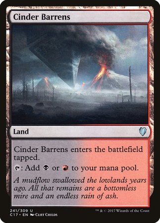 Cinder Barrens [Commander 2017] | Exor Games Truro