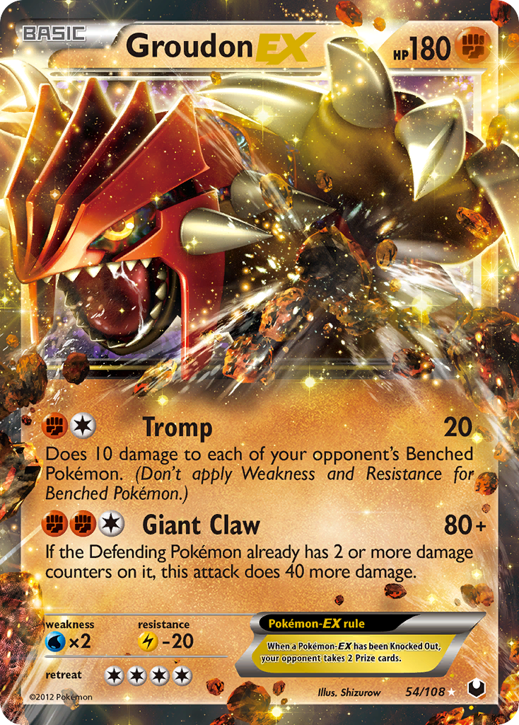 Groudon EX (54/108) [Black & White: Dark Explorers] | Exor Games Truro