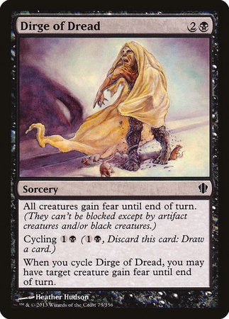 Dirge of Dread [Commander 2013] | Exor Games Truro