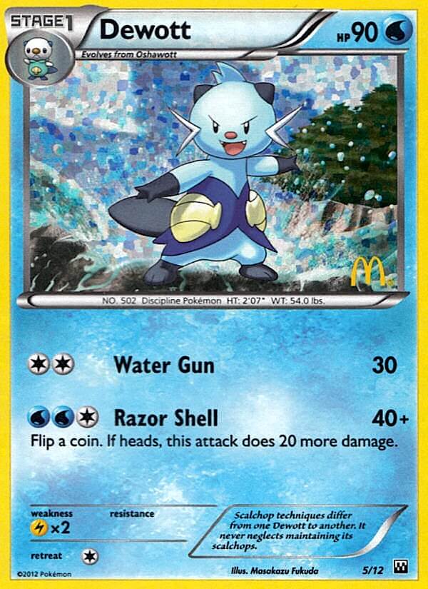 Dewott (5/12) [McDonald's Promos: 2012 Collection] | Exor Games Truro