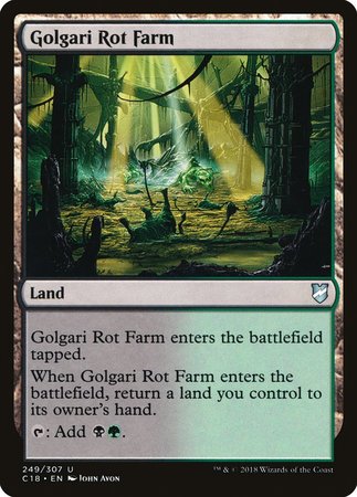 Golgari Rot Farm [Commander 2018] | Exor Games Truro