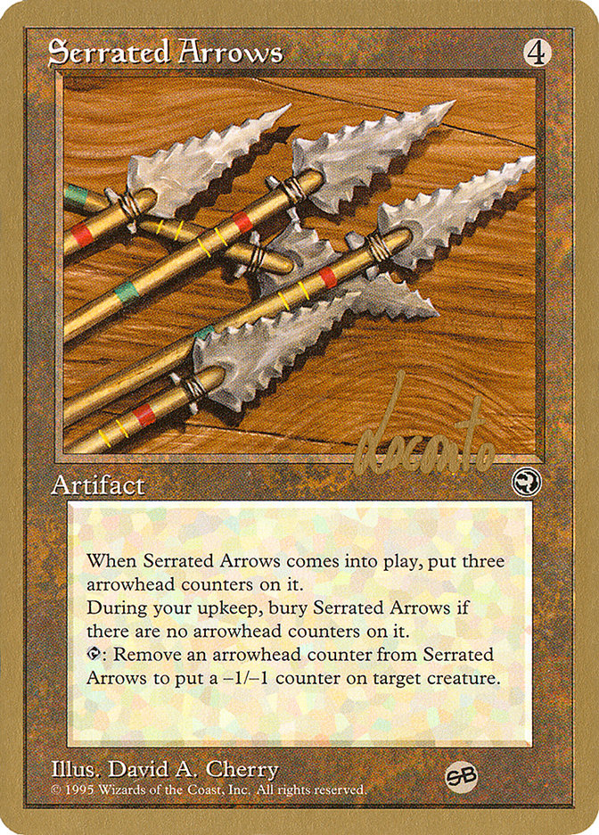 Serrated Arrows (Michael Loconto) (SB) [Pro Tour Collector Set] | Exor Games Truro