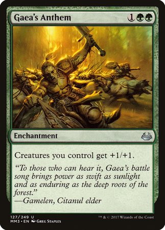 Gaea's Anthem [Modern Masters 2017] | Exor Games Truro