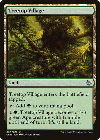 Treetop Village [Duel Decks: Nissa vs. Ob Nixilis] | Exor Games Truro