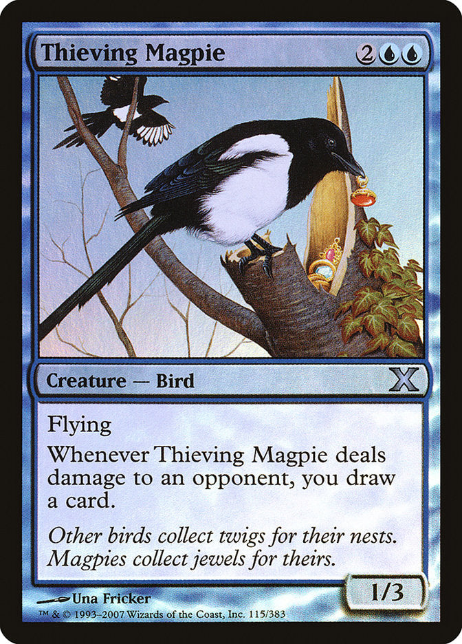 Thieving Magpie (Premium Foil) [Tenth Edition] | Exor Games Truro