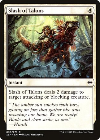 Slash of Talons [Ixalan] | Exor Games Truro