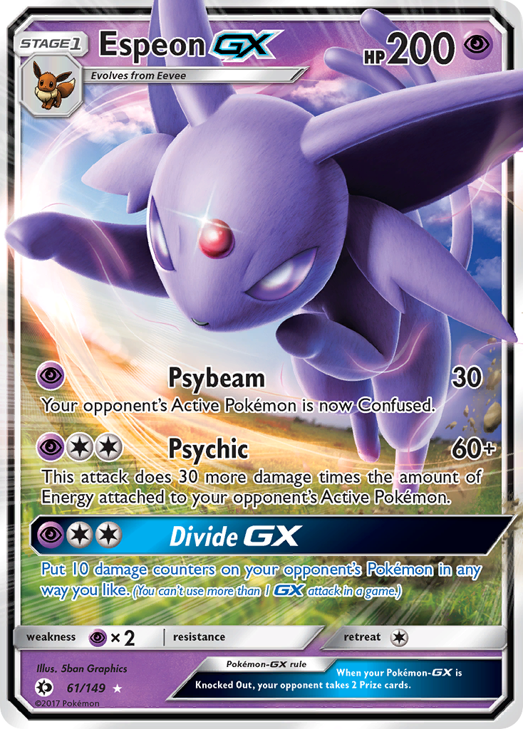 Espeon GX (61/149) [Sun & Moon: Base Set] | Exor Games Truro