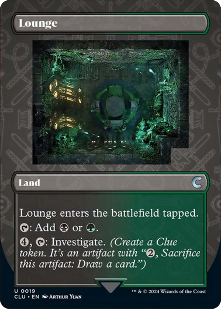 Lounge (Borderless) [Ravnica: Clue Edition] | Exor Games Truro