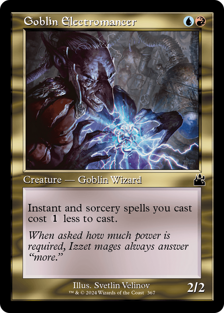 Goblin Electromancer (Retro Frame) [Ravnica Remastered] | Exor Games Truro