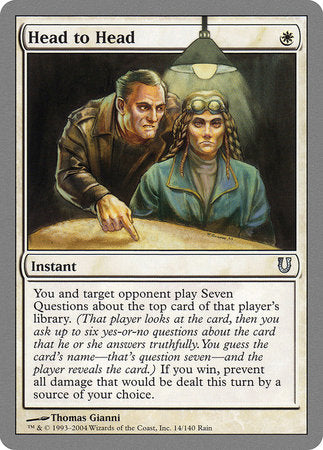 Head to Head [Unhinged] | Exor Games Truro